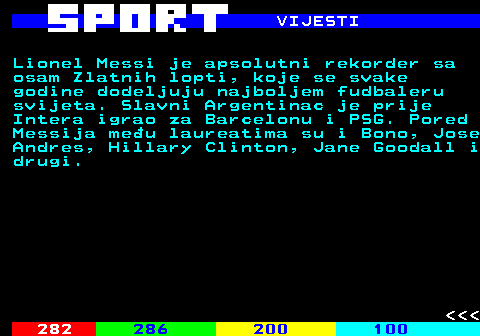 288.2 VIJESTI Kvandal sa 568,7 poena, a trea pozici- ja je pripala njemakoj takmiarki Katharini Schmid sa 547,8 poena. Novogodinja turneja u enskoj konku- renciji odrava se ukupno etvrti put, od ega drugi put pod nazivom turneja  Dvije noi . U generalnom plasmanu Svjetskog kupa vodi Schmid sa 555 bodova, druga je Prevc sa 26 bodova manje, dok je na treem mjestu Kvandal sa 306 bodova. Svjetski kup za ski skakaice nastavlja se 5. januara takmienjem u austrijskom Villachu.    